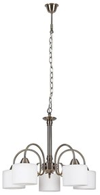 Rabalux 7276 - Csillár EDITH 5xE27/60W/230V bronz