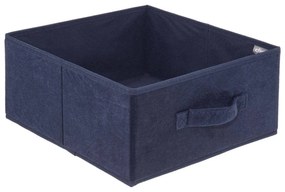 Textil tárolódoboz CUBIT 31x31 cm, kék