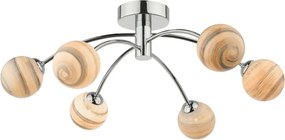 Dar Lighting IZZY IZZ0650-07 Plafonlámpa 6x40W/G9