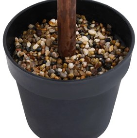zöld gömbalakú cserepes műpuszpáng 71 cm