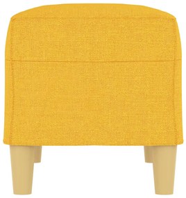 világossárga szövet pad 70x35x41 cm