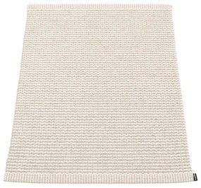 Krémszínű kültéri-beltéri szőnyeg 60x85 cm Mono Linen Vanilla – Pappelina
