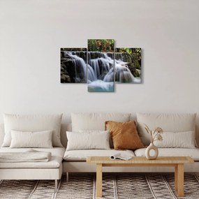Egy kép a vízesésekről a dzsungelben (90x60 cm)