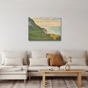 Kép - Georges Seurat, Seascape at Port-en-Bessin, Normandy, reprodukciók (70x50 cm)