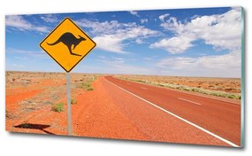 Üvegfotó Az út ausztráliában osh-65364006