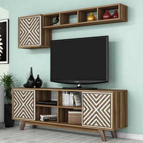 Inci - Walnut, White