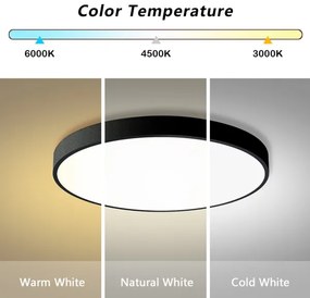 Brilagi - Dimmelhető POOL SMART LED/100 W/230 V Ø 80 cm Tuya Wi‑Fi fekete + távirányító