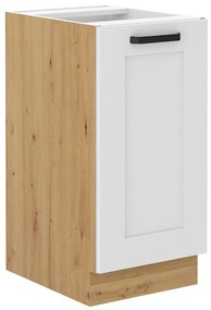 Alsószekrény Lesana 2 (fehér + artisan tölgy) 40D 1F BB . 1063953