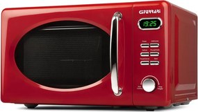 G3Ferrari G1015502 - Grillel ellátott mikrohullámú sütő, 1150 W / 230 V, 20 l, piros