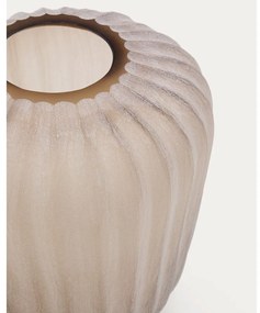 Bézs üveg váza (magasság 27 cm) Lumia – Kave Home