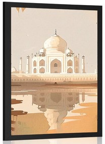 Plakát indiai Taj Mahal
