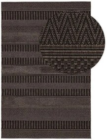 Kül- és beltéri szőnyeg Naoto Charcoal 200x290 cm