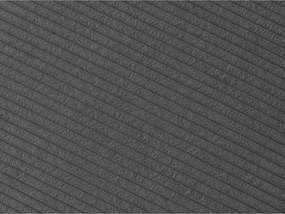 Szürke kordbársony kanapé 250 cm Tina – Bobochic Paris