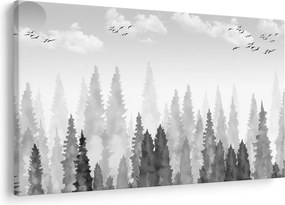 Kép - Erdei csúcsok (90x60 cm)