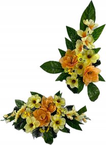 Csokor Nád Kompozíció Sír Temető Művirágok