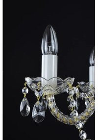 Wranovsky JWZ109052100 - Kristály csillár láncon BALANCE 5xE14/40W/230V