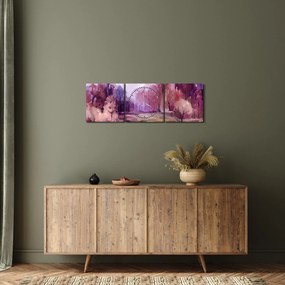 Kép - Őszi tájképfestés (órával) (90x30 cm)