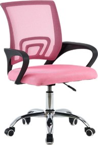 Irodai szék, rózsaszín/fekete, DEX 4 NEW