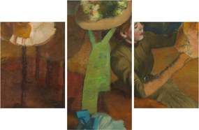 Kép - Edgar Degas, The Millinery Shop, reprodukciók (90x60 cm)