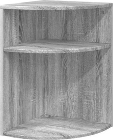 vidaXL Végasztal Szürke Sonoma 39,7 x 39,7 x 60 cm Faanyag