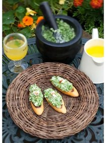 Cole&Mason - GRANITE gránit mozsár és törő, 18 cm, gránit/fekete