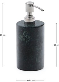 Sötétzöld márvány szappanadagoló 200 ml Elenei – Kave Home