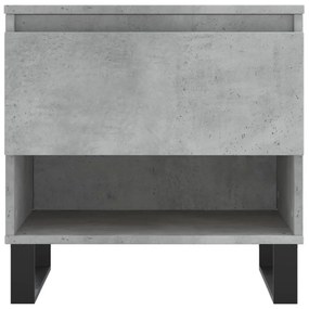 2 db betonszürke szerelt fa dohányzóasztal 50 x 46 x 50 cm