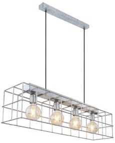 Globo 15530Z-4H - Csillár zsinóron MERRIL 4xE27/60W/230V