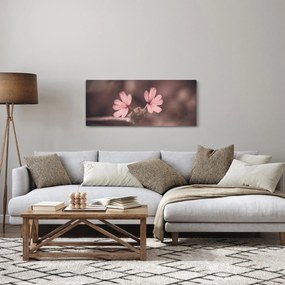 Rózsaszín virág képe (120x50 cm)