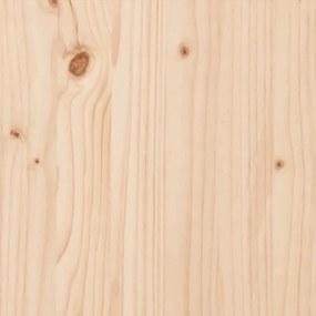 tömör fenyőfa tripla emeletes ágykeret 200x200/80x200 cm