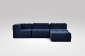 4 Teiliges Modulares Sofa – Blau