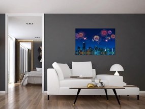 Kép - tűzijáték Miamiban (90x60 cm)