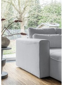Világosszürke kinyitható sarokkanapé ("U" alakú) Homely Tommy – Miuform