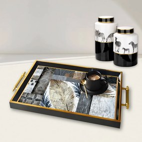 Üveg tálca, 38×24 cm – TPA9890