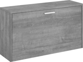 vidaXL szürke sonoma színű cipőtároló pad 80x24x45 cm