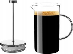 Crema boroszilikát dugattyús kávéfőző kávéhoz és teához 1l