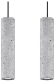 Fadre beton függőlámpa, hosszúság 34 cm - Nice Lamps