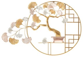 Fém fali dekoráció 91,5x63 cm Nippon – Mauro Ferretti