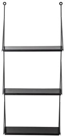 Walter fekete fém fali polc - Bloomingville