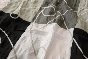 Krepp ágynemű KASPARO BLEND szürke Ágyneműhuzat mérete: 70 x 90 cm | 140 x 200 cm