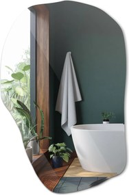 Divatos fürdőszobai tükör Boho vagy skandináv stílusban, összeszerelésre kész