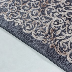 Antracitszürke mosható futószőnyeg 80x250 cm Fiesta – Ayyildiz Carpets