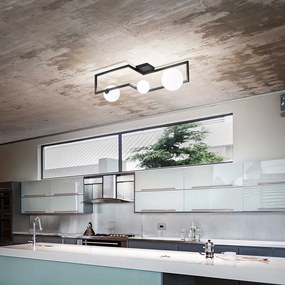 Mennyezeti Lámpa Fekete IDEAL LUX 284286