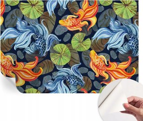 Öntapadós fotótapéta Nappaliba és Hálószobába Hal mintás 104x70 cm