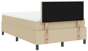 Box Spring Ágy Memóriával Világos Zöld Szürke 120x200 cm Kordbársony Szövet