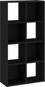 CATCHY 8 polcos könyvespolc | Fekete