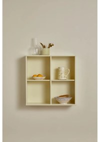 Világossárga függő könyvespolc 70x70 cm Mistral – Hammel Furniture