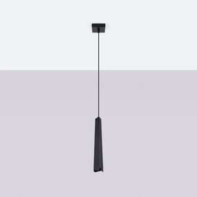 Sollux SL.1400 - Csillár zsinóron PRYSM 1xG9/8W/230V fekete