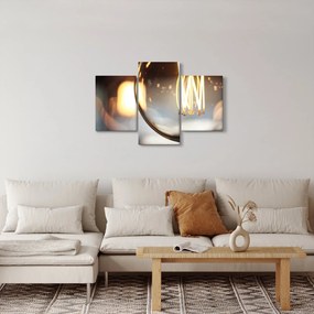 Izzó villanykörte képe (90x60 cm)