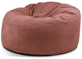 Téglavörös kordbársony babzsákfotel Om 135 – SLOWDOWN